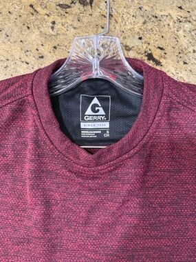 Gerry Men's Heathered Burgundy Crewneck Sweater